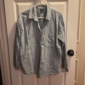 Roots striped navy/white long sleeve